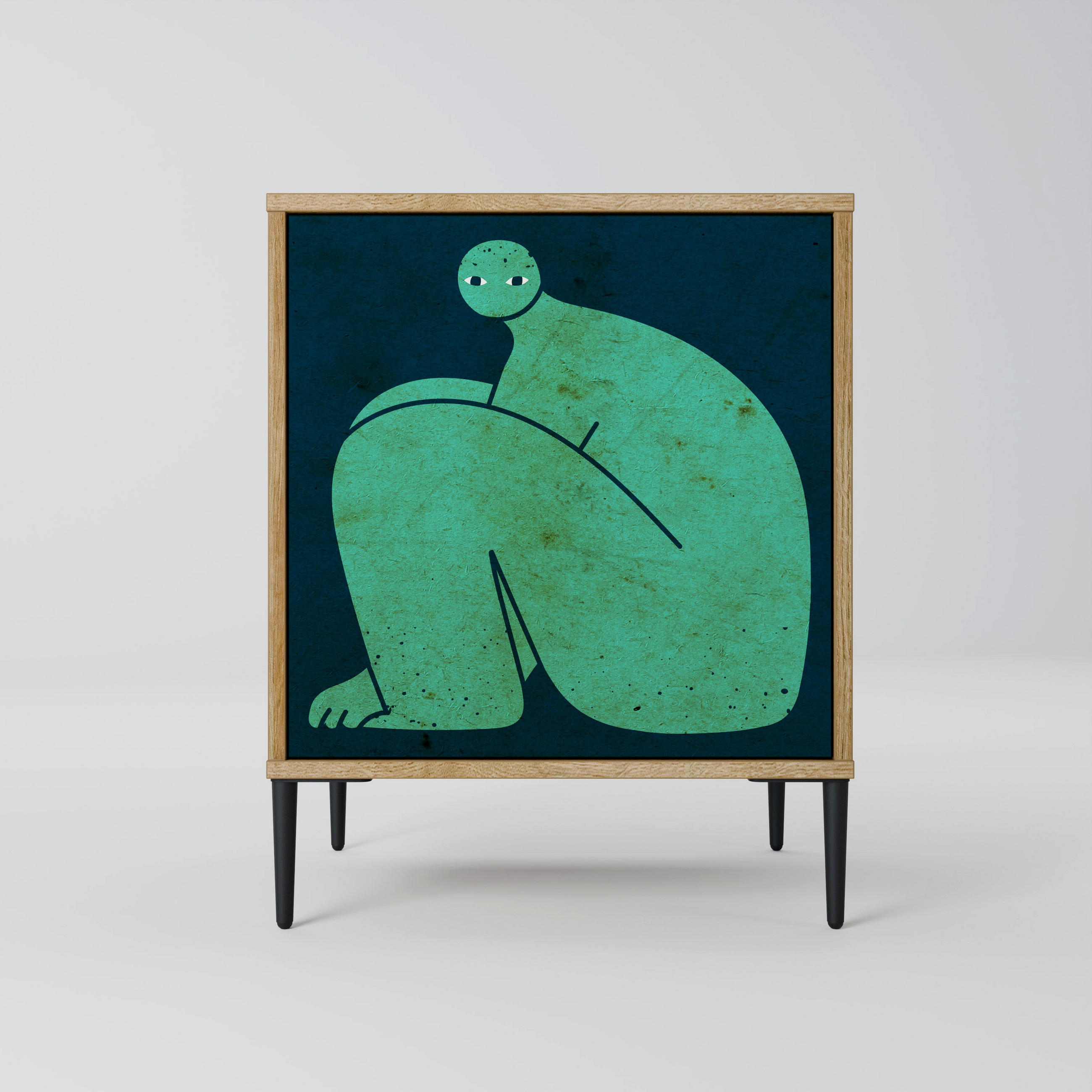 SpaceRebels Sideboard Eiche 57.5x72.5x42 cm