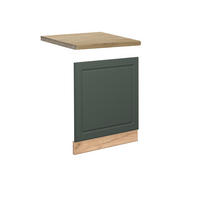 FRONTBLENDE Fame-Line Grün-Gold Landhaus 60 cm, AP Eiche - Honigeiche/Eiche Wotan, Holzwerkstoff (60/67.4/1.6cm) - Vicco