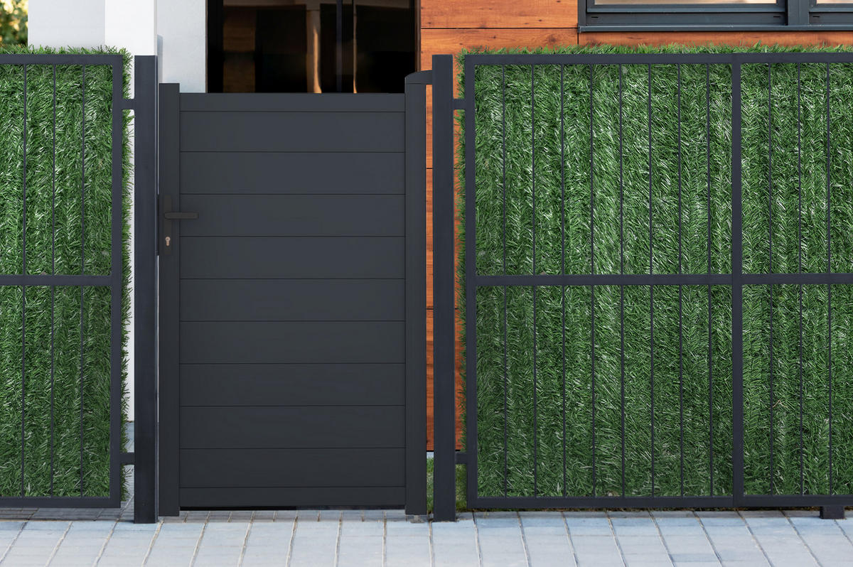 KÜNSTLICHE HECKE Pico 3m H.180cm 110 Stränge - Grün, Kunststoff (180/300cm) - Casanoov