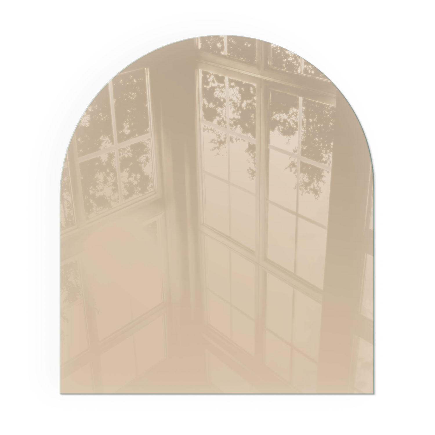 GLASPLATTE für Kamin 80x70 cm - Gelb, Glas (80/70/0.4cm) - TULUP