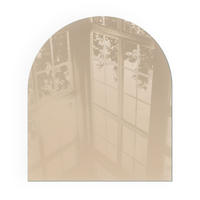 GLASPLATTE für Kamin 80x70 cm - Gelb, Glas (80/70/0.4cm) - TULUP