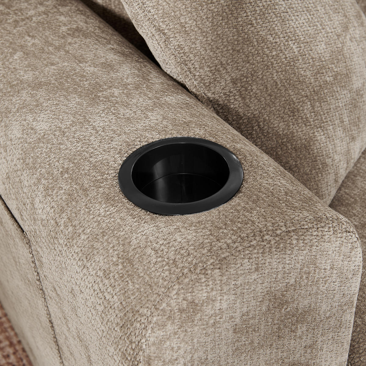 2-SITZER-SOFA DE-34622 mit USB-Ladefunktion Braun - Braun, Textil (100/89/220cm) - ComfortXL