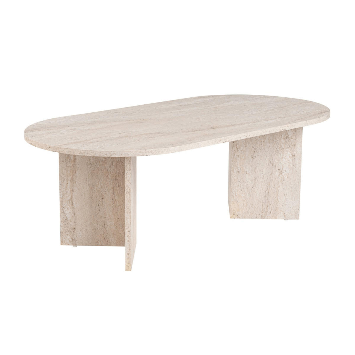 COUCHTISCH - iris 119/60/39,8 cm - Sandfarben, Holzwerkstoff (119/60/39.8cm) - Calicosy