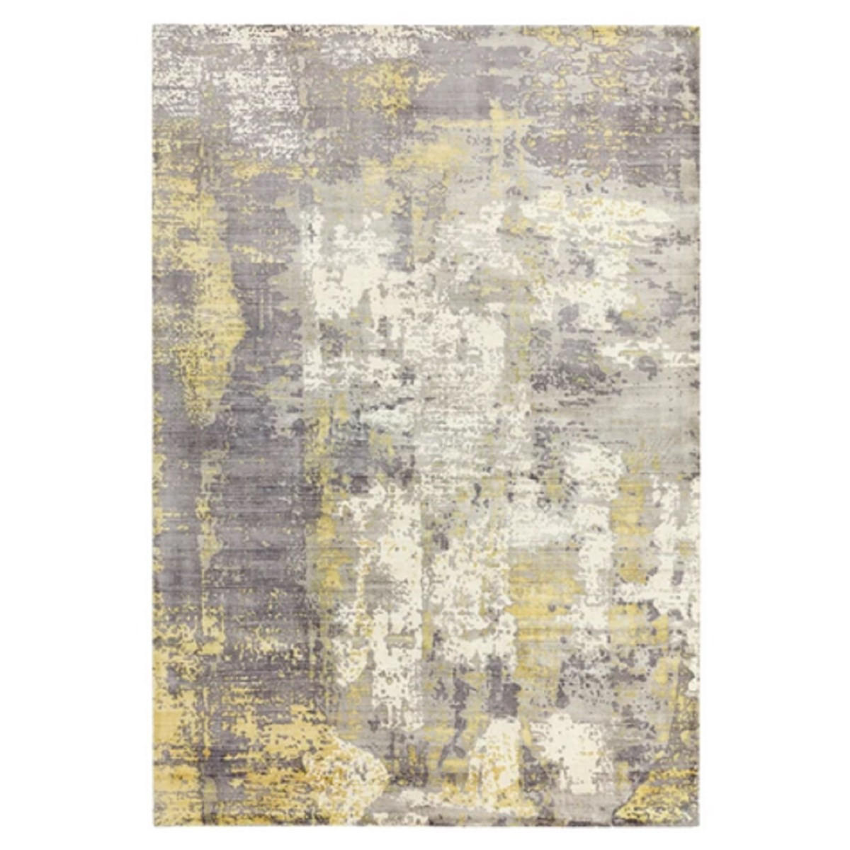 TEPPICH Moderner handgefertigter für Wohn- und Schlafzimmer von BYGAT Gold 120 x 170 cm - Gelb, Textil (120/170cm) - Novatrend