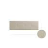 KOPFTEIL gepolstert NAPOLI Aqualine 130x50x5 cm - Getoastetes Beige - Moonia - Kaschmir, Holz (130/5/50cm)