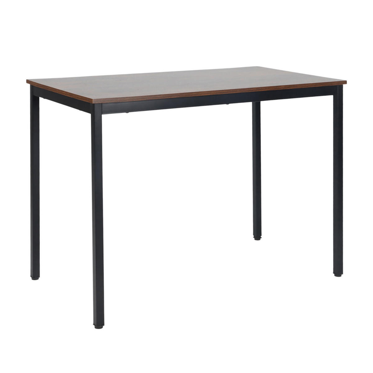 ESSTISCH - Multicolor/Schwarz, Holzwerkstoff/Metall (60/100/76cm) - Relaxdays