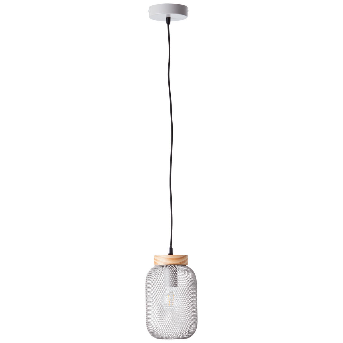 PENDELLEUCHTE Giada 99109/40 - Grau, Holz (16/16/112cm) - Brilliant