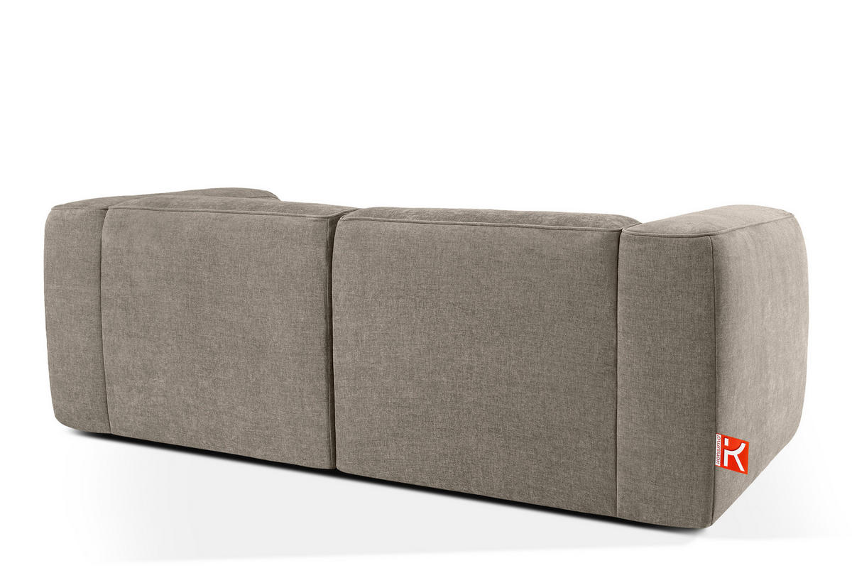 2-SITZER SOFA FUBBO, Beige - Beige, Holz/Holzwerkstoff (210/73/96cm) - KONSIMO®