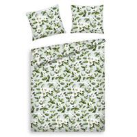 BETTWÄSCHE Cindelia - Hellgrau, Textil (160/200cm) - home&you