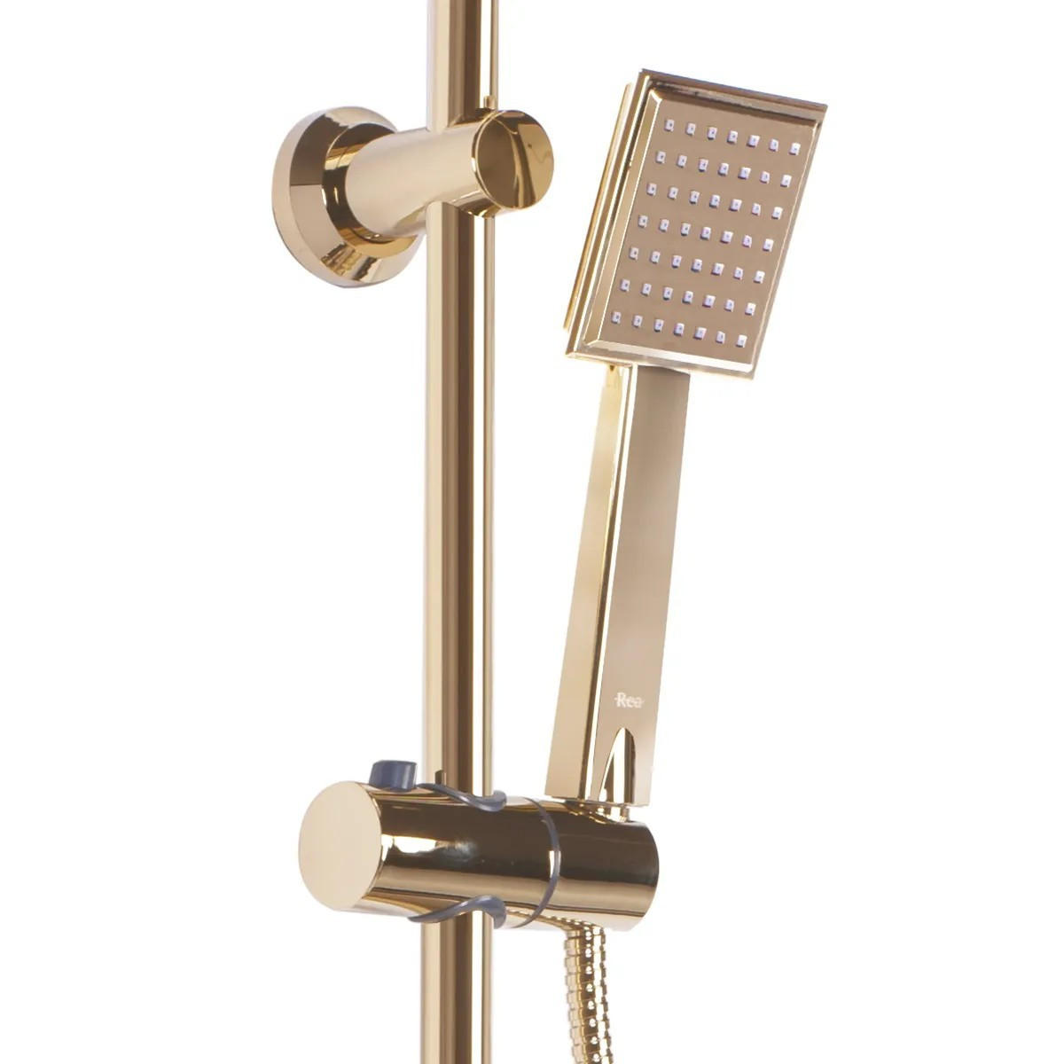 DUSCHGARNITUR Rea Bravo Gold - Goldfarben, Metall (40/105/45cm) - REA