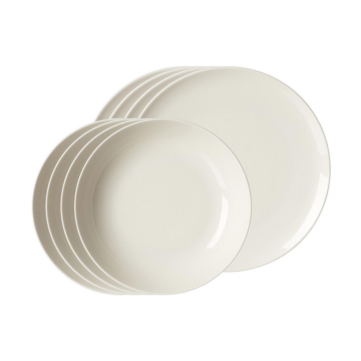 TAFELSERVICE Casablanca weiß 8er Set - Weiß, Keramik (1/1/1cm) - Ritzenhoff Breker