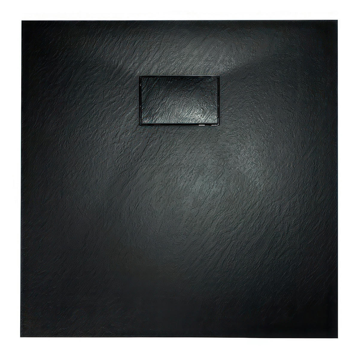 DUSCHSET Hela Vidar Schwarz/Transparent, 2-teilig, quadratisch, 80/80/193 cm - Schwarz, Glas (80/80/193cm) - bad land