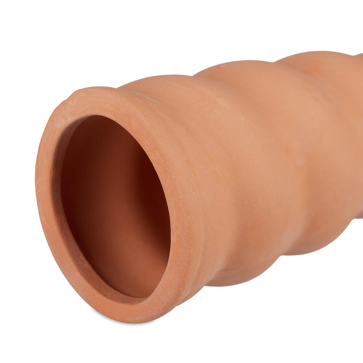 4XTONKEGEL - Hellbraun, Keramik (4.5/11.5/4.5cm) - Relaxdays