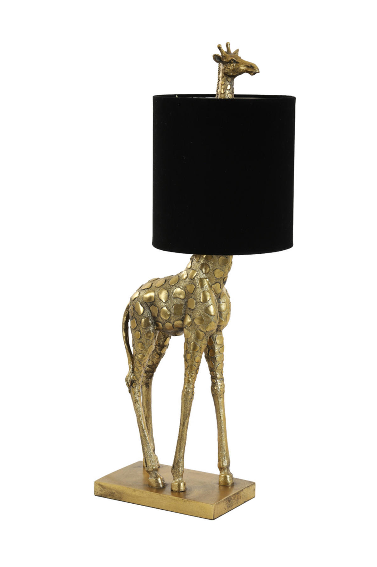 TISCHLAMPE Giraffe Bronze Ø28/68 cm - Bronzefarben, Kunststoff (28/20/68cm) - Light & Living