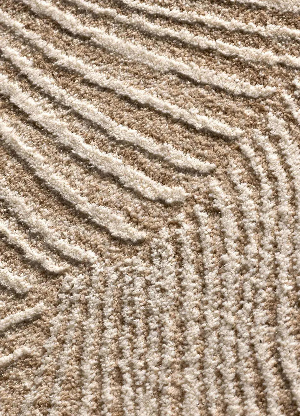 KURZFLORTEPPICH Beige Ona 160/230 cm - Beige, Naturmaterialien/Textil (160/230cm) - Atticgo