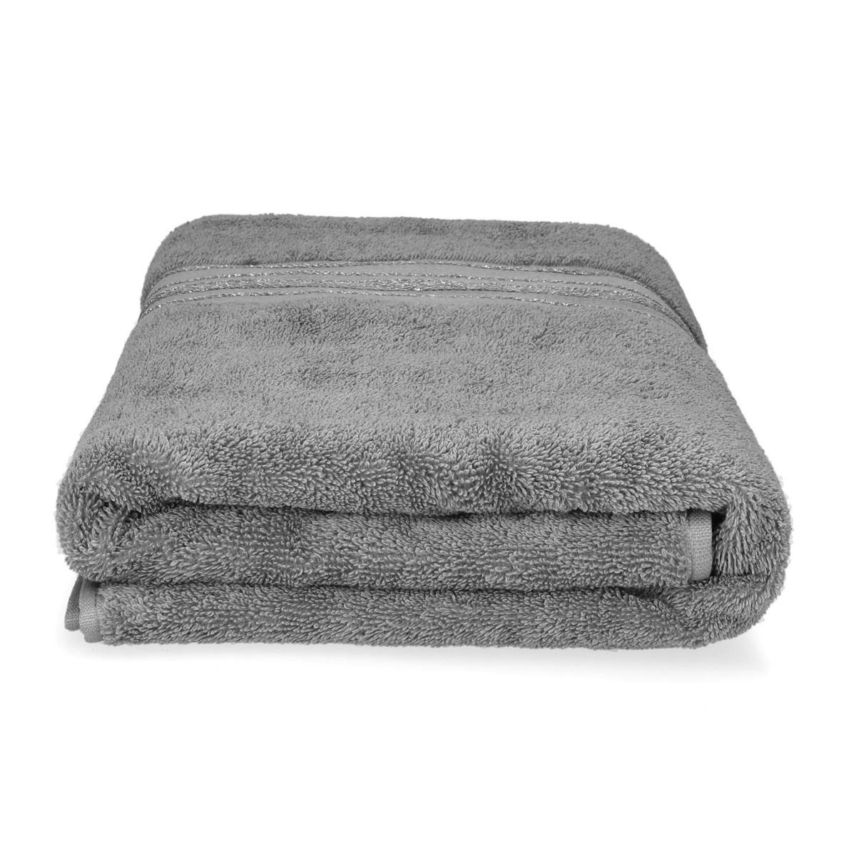 BADETUCH Duke grau 70/130 cm - Grau, Textil (70/130cm) - Homla