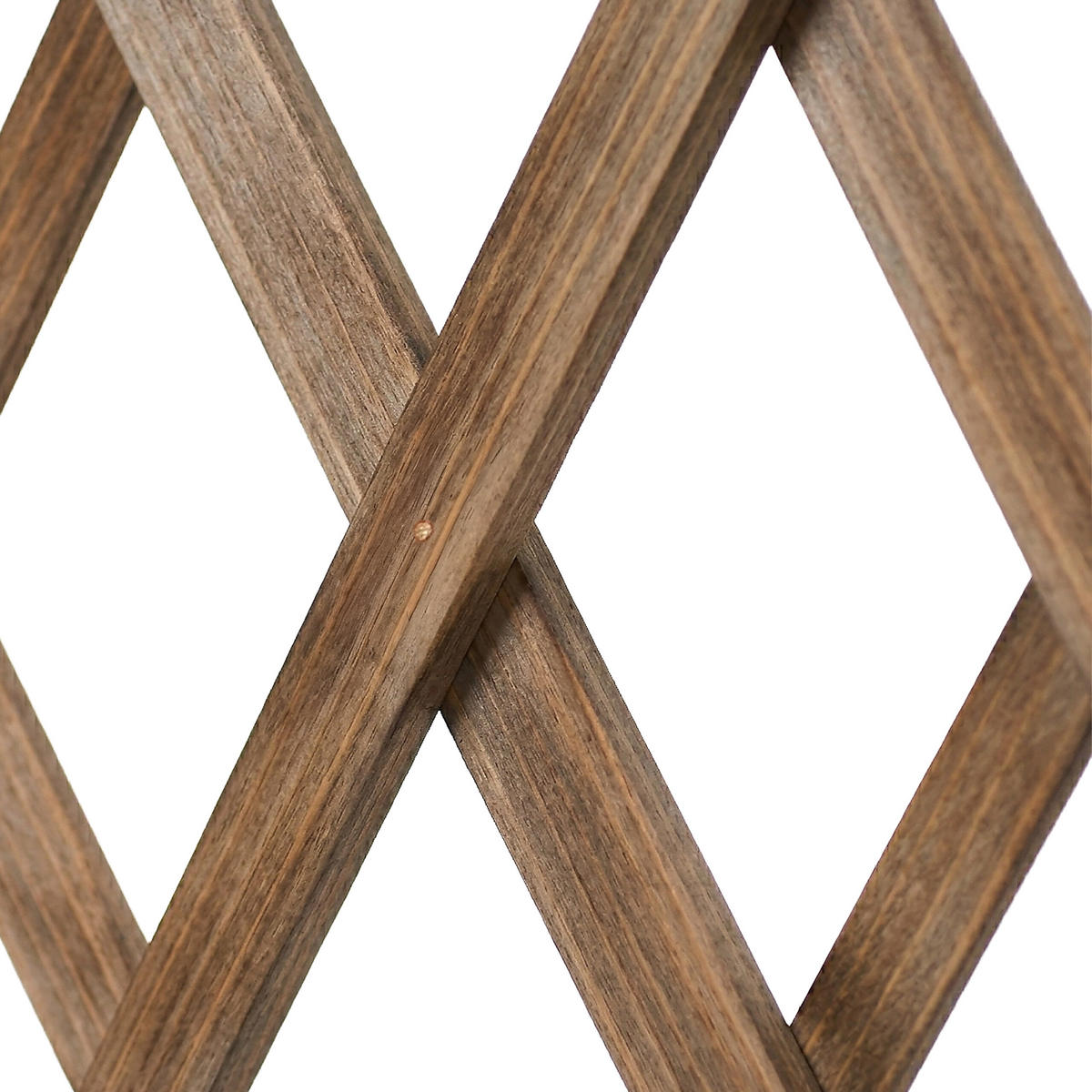 3XRANKGITTER - Braun, Holz (120/180/1.5cm) - Relaxdays