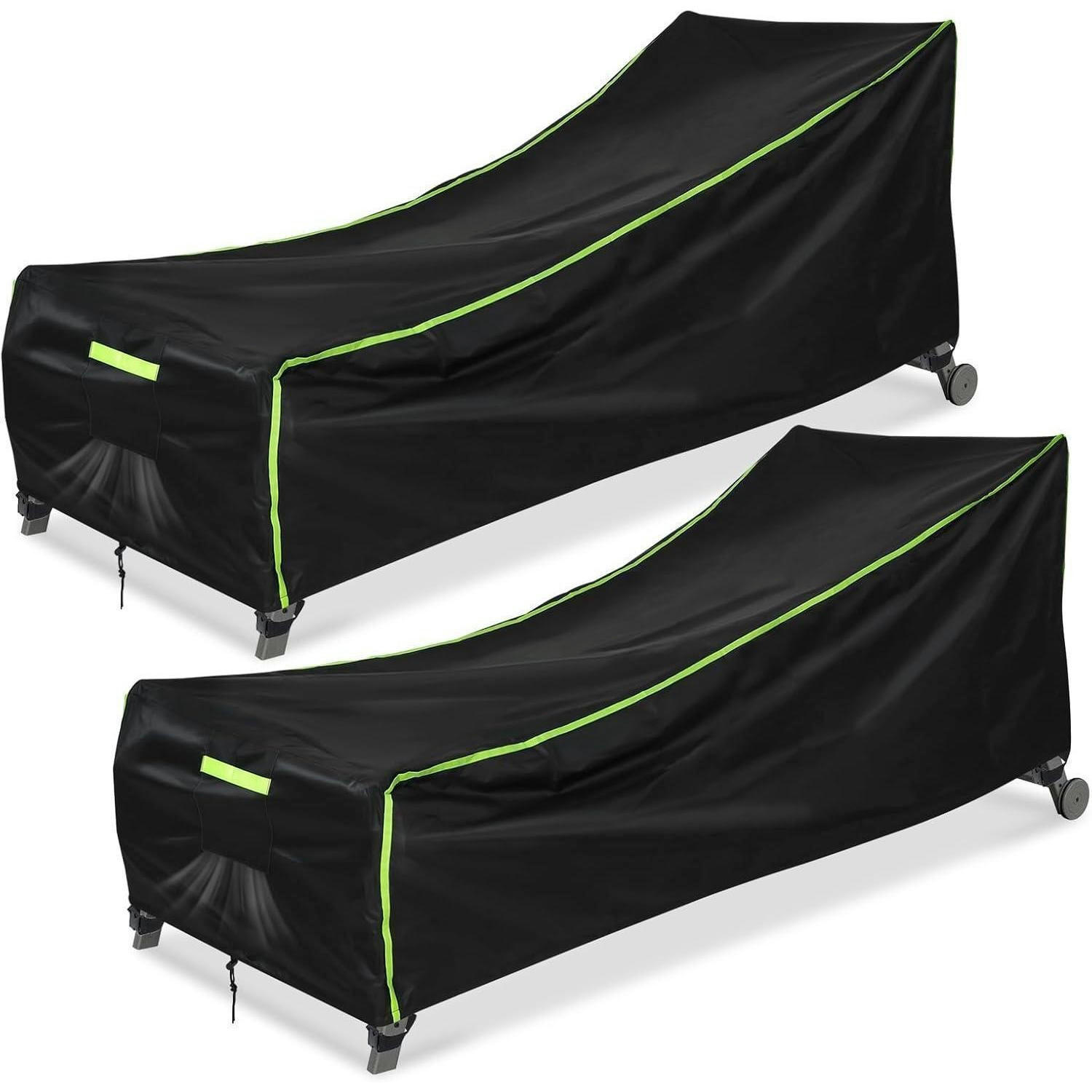ABDECKHAUBE 2-teiliges Set 200x75x40/70cm Schwarz Hellgrün - Multicolor, Textil (75/70/200cm)