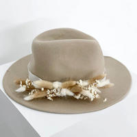 HUTBAND Trockenblumen beige - beige - Beige, Naturmaterialien (15cm) - Lykke & You