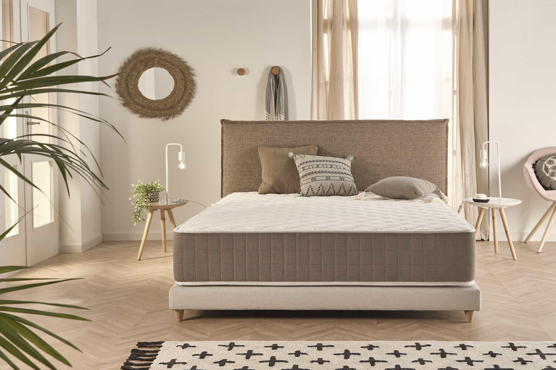 Thumbnail - Moonia Matratze, Beige, Textil, Rechteckig, 80x190 cm, Oeko-Tex®, Schlafzimmer, Matratzen Shop, Matratzen, Viscoschaumma...