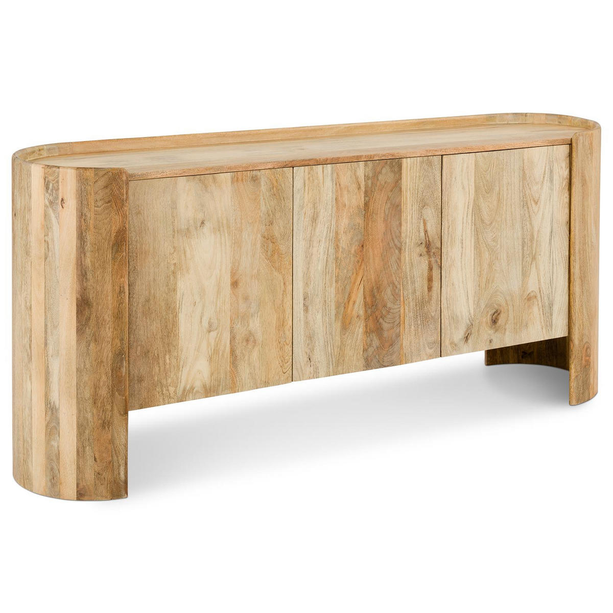 SIDEBOARD BHARAT natur - Naturfarben, Holz (165/74/40cm) - IDIMEX