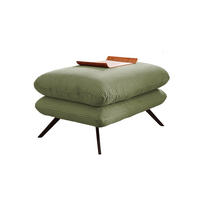 HOCKERBANK CHARME Grün Cord - Grün, Textil (120/45/70cm) - KAWOLA