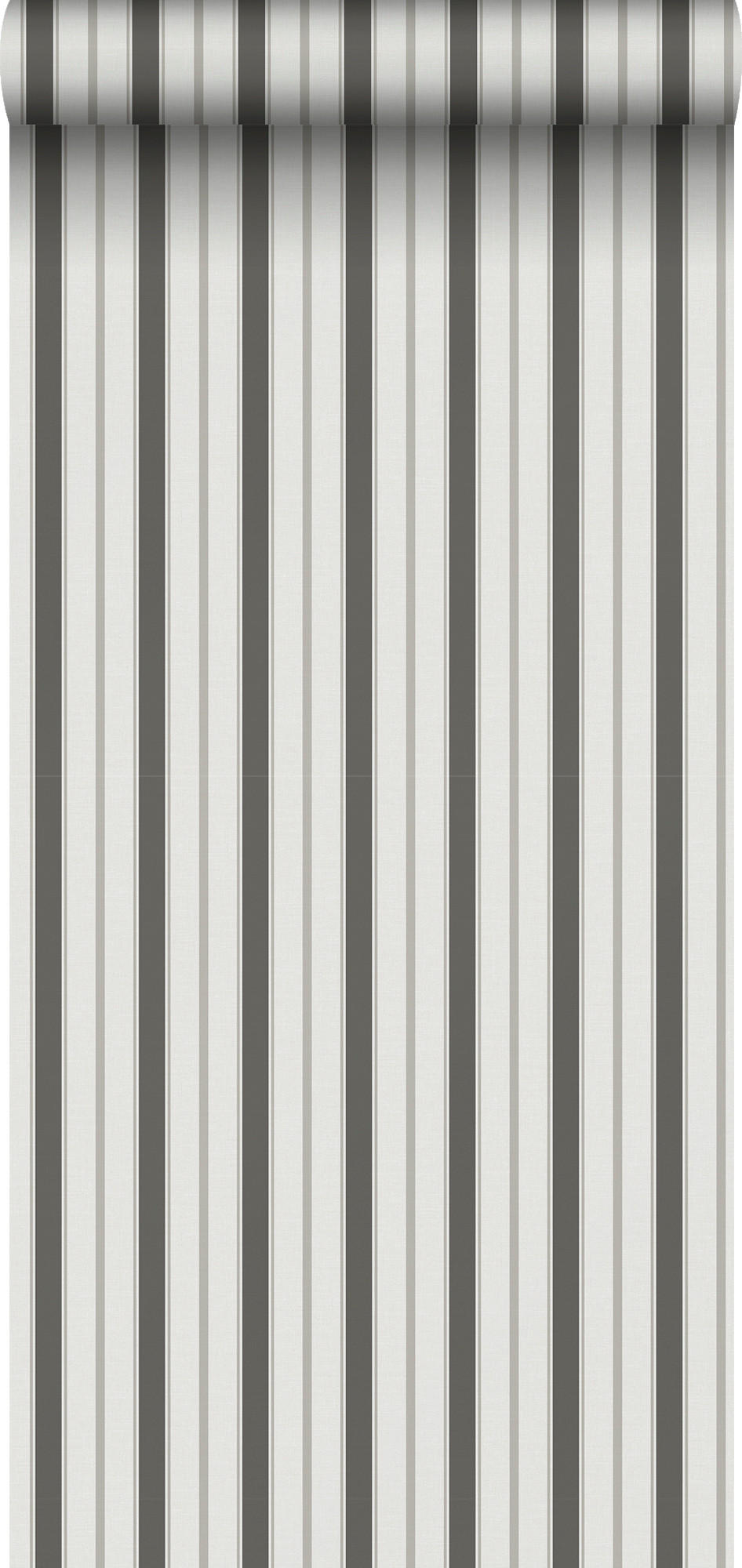 TAPETE Streifen 53 cm x 10.05 m - Grau, Papier (53/1000cm) - Sanders & Sanders