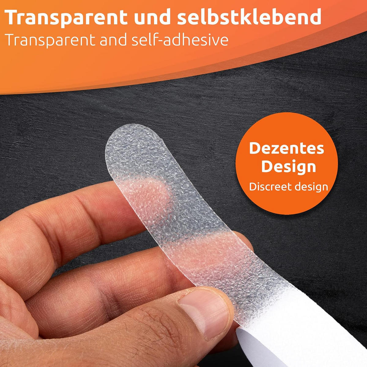ANTIRUTSCHSTREIFEN 12er-Set Transparent 2/38 cm Für Badewanne - Transparent, Kunststoff (2/38cm)