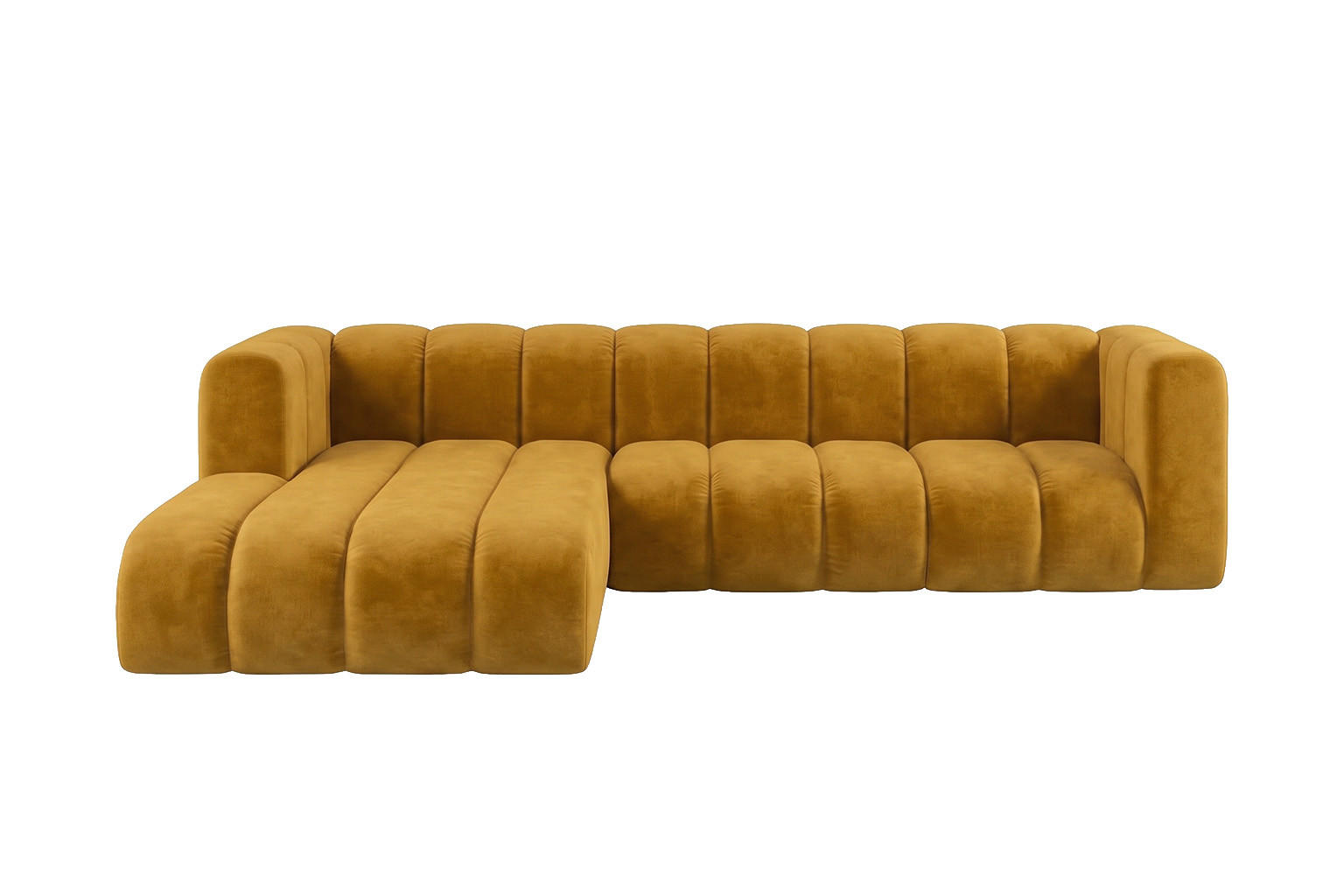 Kaiser Möbel Ecksofa Gelb 287x179 cm