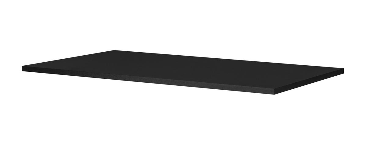 BADEZIMMERSCHRANK: Schwarz, 180 (2 x 80 + 20) x 46 x 58 cm - Schwarz, Holzwerkstoff (180/58/46cm) - 3XE LIVING