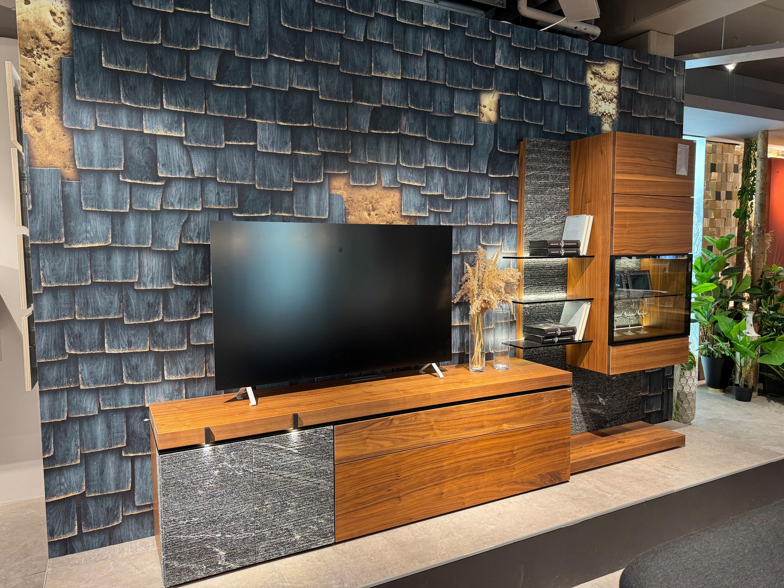 WOHNWAND VROCK LIVING INKL. SIDEBOARD - Voglauer