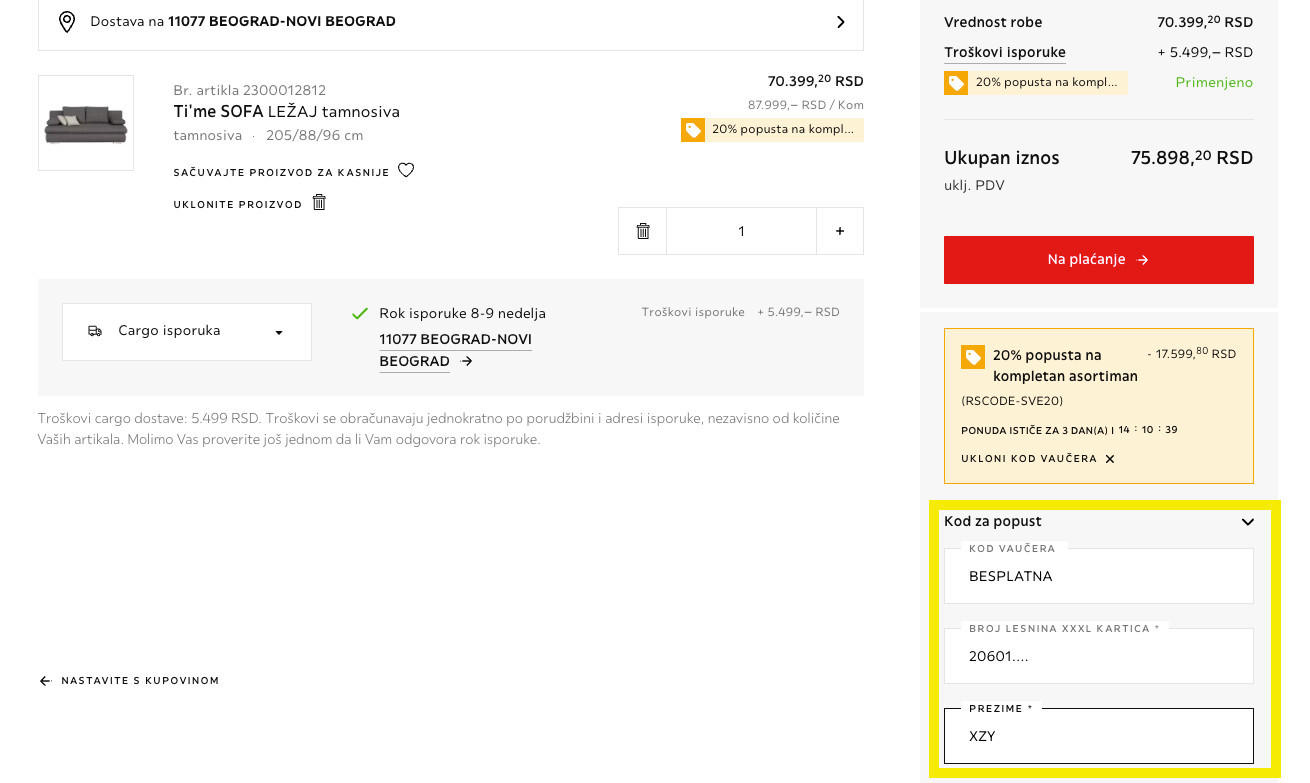 kako iskoristiti webshop kod