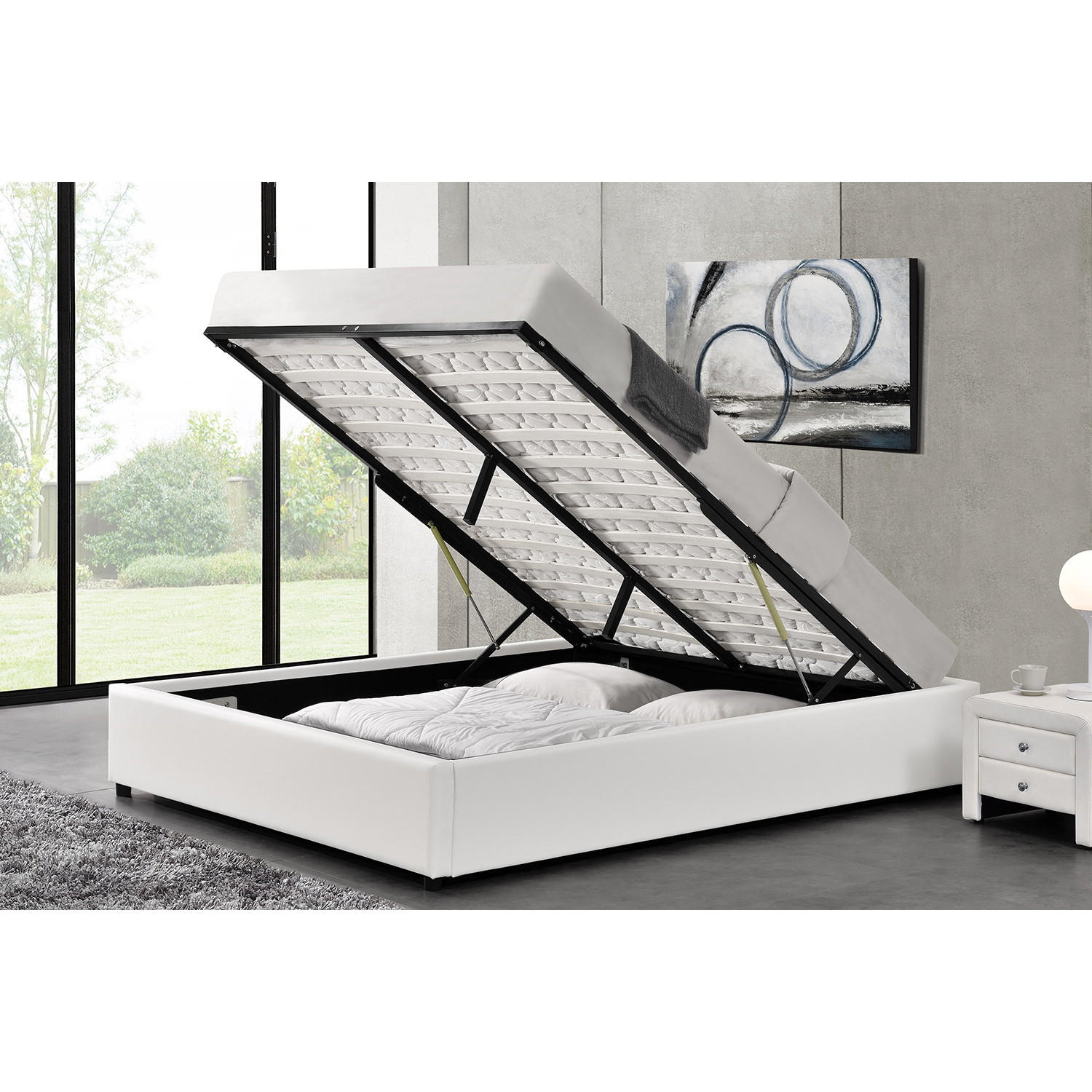 Concept Usine Bett Weiß 160x200 cm