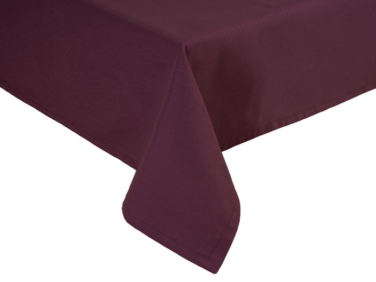 TISCHDECKE Wunschton sukkulenten-violet 130/220 cm - Violett, Textil (130/220cm) - beties Heimtextil