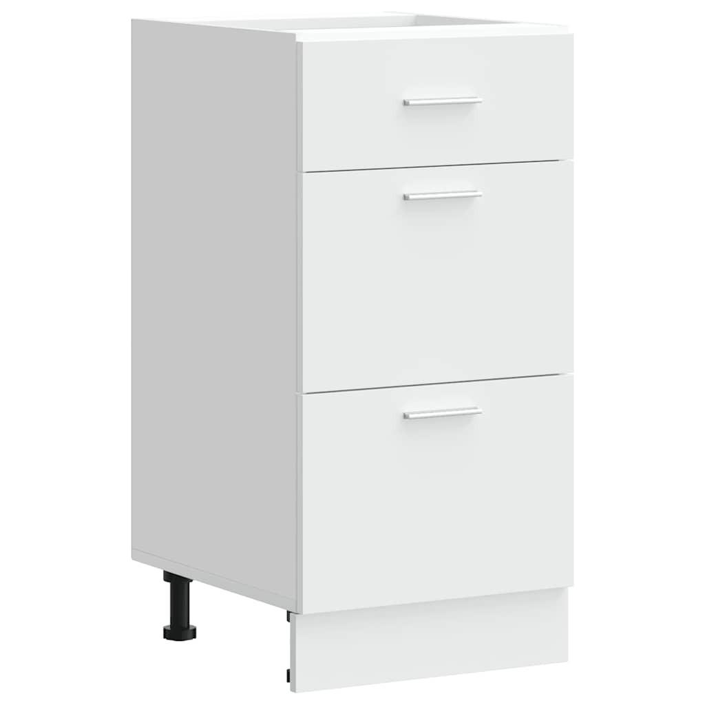UNTERSCHRANK Lyon Weiss 40/46/81,5 Cm Holzwerkstoff - Weiß, Holzwerkstoff (46/81.5/40cm) - vidaXL