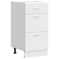 UNTERSCHRANK Lyon Weiss 40/46/81,5 Cm Holzwerkstoff - Weiß, Holzwerkstoff (46/81.5/40cm) - vidaXL