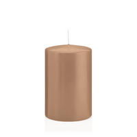 STUMPENKERZEN Caramel Ø 98 x 150 mm, 6 Stück - Beige, Paraffin (10/15cm) - Wiedemann Kerzen