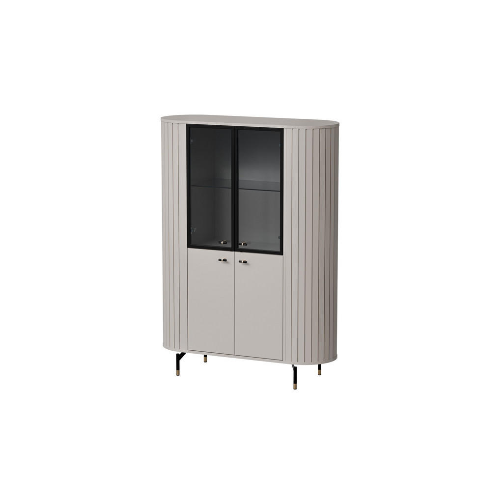MASSENO VITRÍNA THIRA 112,3/155/40 cm Kašmír