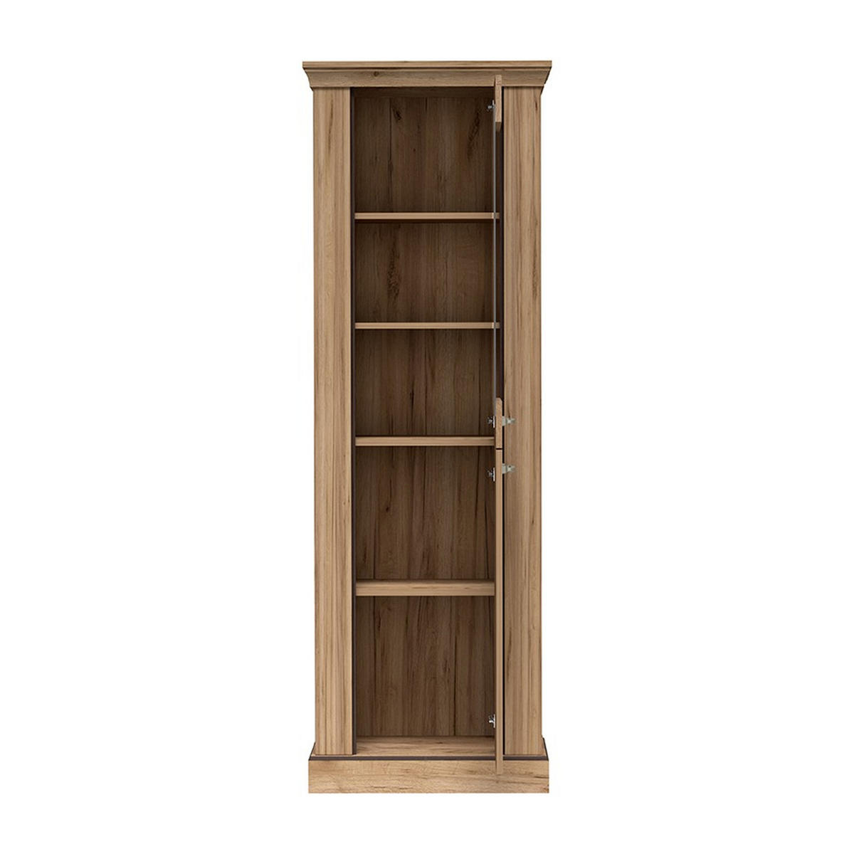 VITRINE Antica New AN-11 67 x 198 x 42 cm Kraft Gold - Wildeiche, Holzwerkstoff/Metall (67/198/42cm) - Koseto