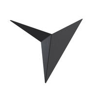 WANDLEUCHTE Trame - Schwarz - 24.8/7.5/20.5 cm - Schwarz, Metall (7.5/20.5/24.8cm) - Maytoni