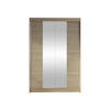SCHWEBETÜRENSCHRANK Lino II - Sonoma Eiche, Holzwerkstoff/Metall (120/200/58cm) - MIRJAN24