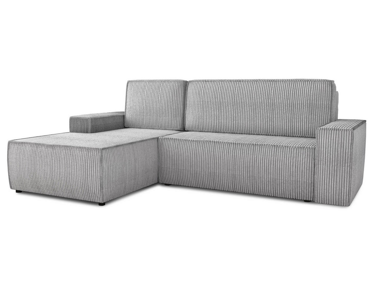 ECKSOFA Totti L, Seite: Links - Grau, Holz/Textil (246/144cm) - Sofnet