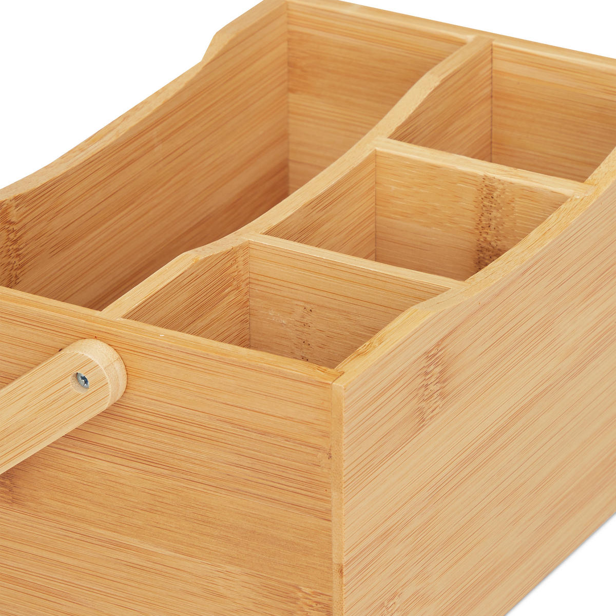 BESTECKHALTER - Hellbraun, Holz/Holzwerkstoff (25/23/15.5cm) - Relaxdays