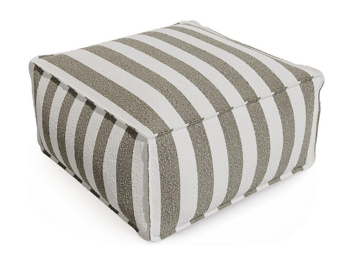 GARTENSITZGRUPPE im Set - 4 -Sitzer - Olefin - beige, weiß - NOUMARA - Beige, Textil - Vente-Unique