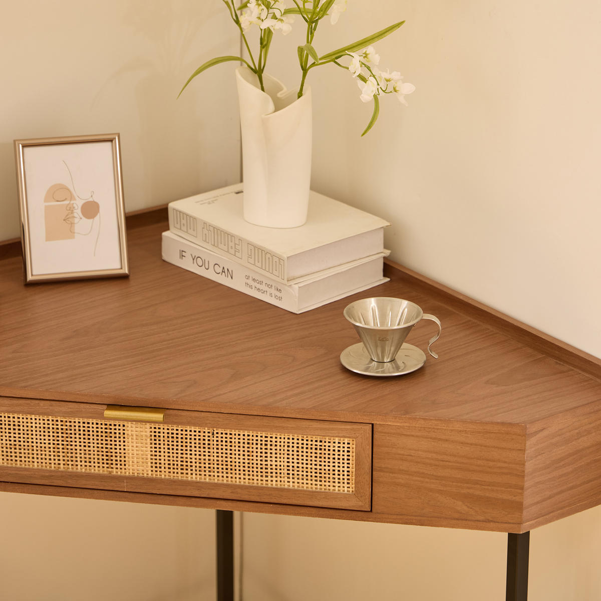 SCHREIBTISCH Rechteckig Braun 80 x 80 x 78 cm - Braun, Holz (80/80/78.5cm) - Nordlys