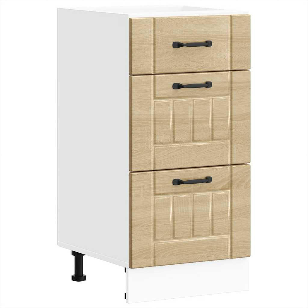 Deluke Küchenunterschrank Sonoma Eiche 40x81.5x46 cm