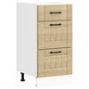 KÜCHENUNTERSCHRANK Maro Sonoma-Eiche 40x46x81,5 cm - Sonoma Eiche, Holz (40/81.5/46cm) - DELUKE
