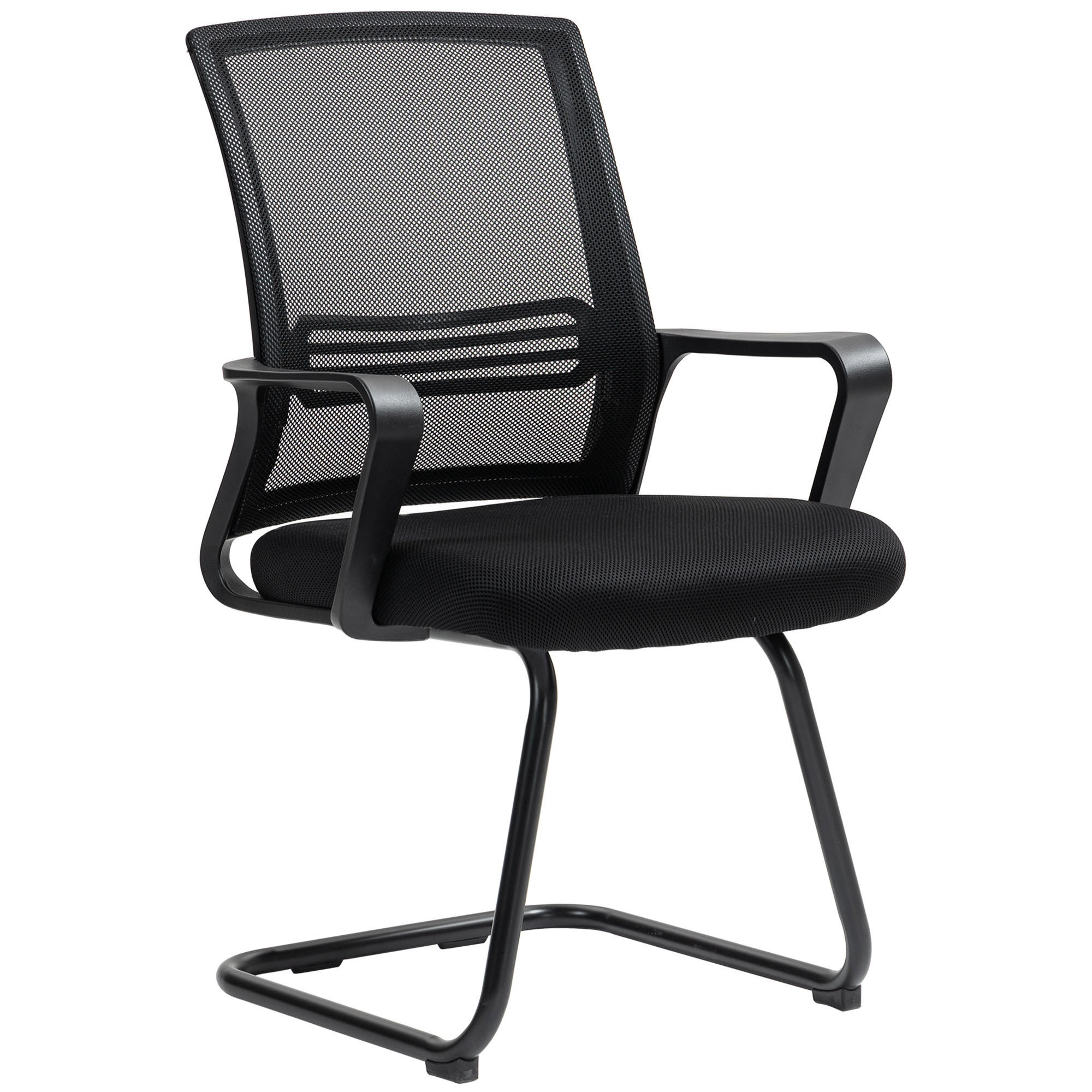 BÜROSTUHL Schwarz Polyester, Metall 58.5xx57.5x93 xm - Schwarz, Kunststoff (57.5/93/58.5cm) - DESIGN IN