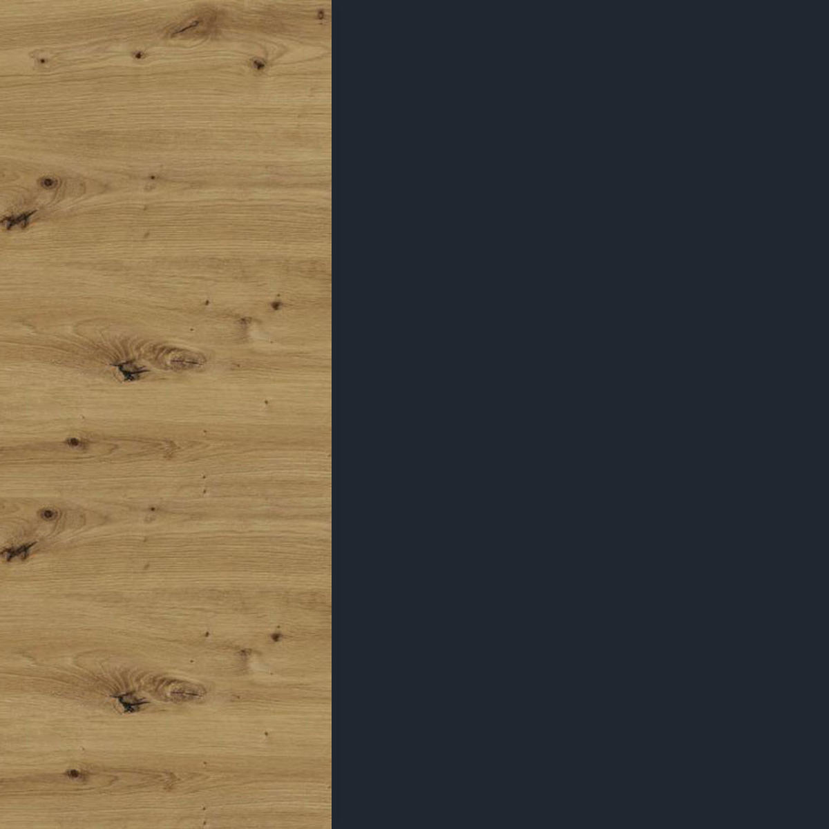 UNTERSCHRANK Salo D1D/30 Eiche Artisan / Indigo Matt 30 / 50 / 82cm - Eiche Artisan/Dunkelblau, Holz/Holzwerkstoff (30/82/50cm) - Feldmann-Wohnen