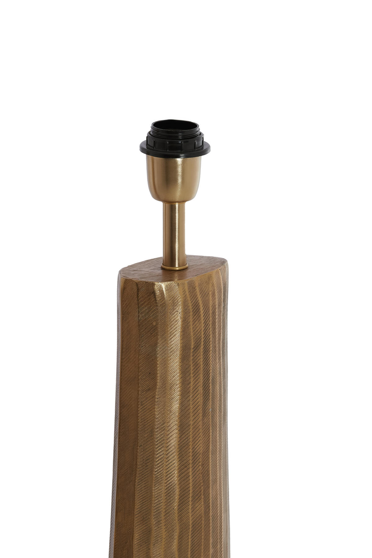 STEHLAMPE Mijas Bronze 24/12/119 cm - Messingfarben, Metall (24/12/119cm) - Light & Living